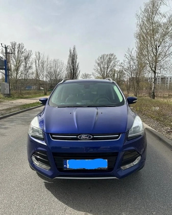 Ford Kuga cena 48990 przebieg: 214000, rok produkcji 2014 z Warszawa małe 56